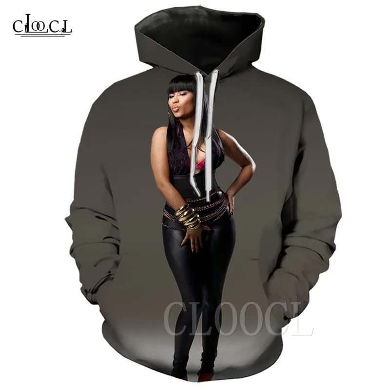 Nicki Minaj, мягкая, теплая, певица, 3D, с капюшоном, с принтом, для женщин/мужчин, повседневная, крутая, с длинным рукавом, с принтом, толстовки, с капюшоном, модная одежда унисекс - Цвет: Hoodies 5