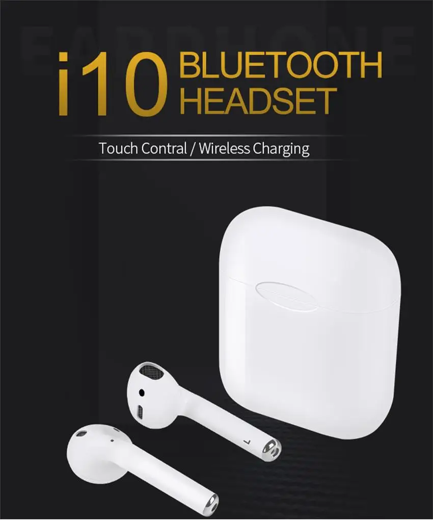 I10tws Bluetooth wireless headset sports headset in ear headset for all smart Bluetooth phones