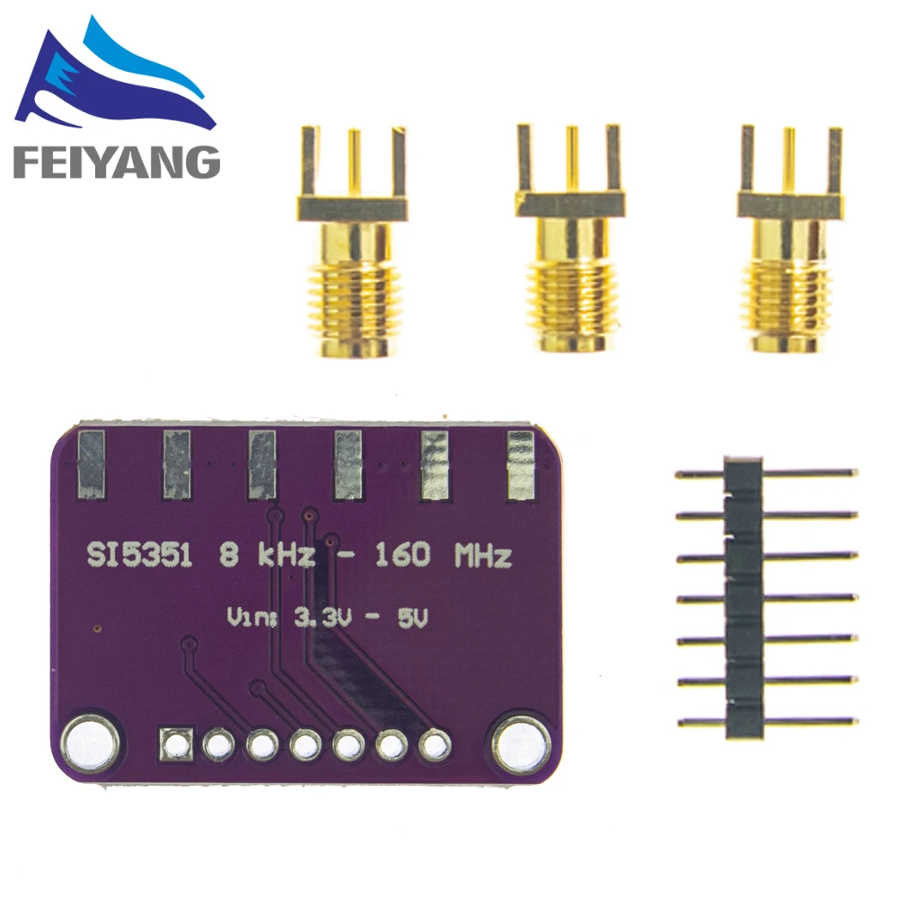 Generic 10pcs Dc 3v-5v Si5351a Si5351 I2c Clock Generator Breakout ...