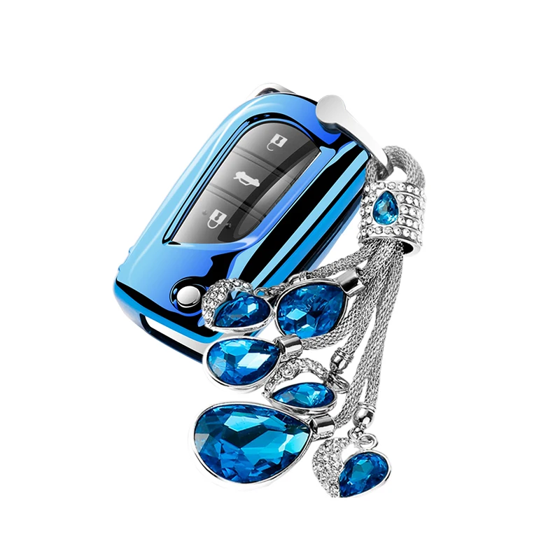 

Fashion Soft TPU car key case Full cover For Toyota Auris Corolla Avensis Yaris Aygo Scion TC IM 2015 2016 Accessories Key case