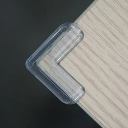 4Pcs/set Baby Safety L Shape Transparent Protector Cover Table Corner Guards Children Protection Furnitures Edge Corner Guards