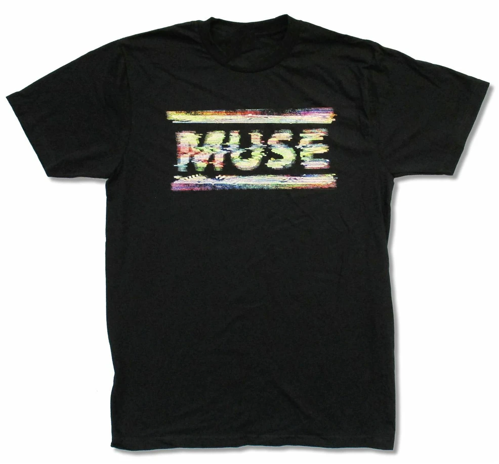 Muse статическое изображение черная футболка новая группа Merch классические