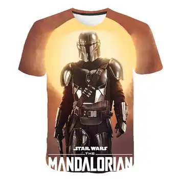

Cute Baby Yoda T Shirt kids Mandalorian Star Wars child T-shirt Funny Cartoon Anime boys clothes teenage camisetas Tees Male