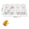 8 Cavity Hamster Silicone Mold Mouse Shape Cake Mold Cute Hamster Mousse Cake Mould Dessert Silicone Mold Cake Decoration Tools ► Photo 2/6