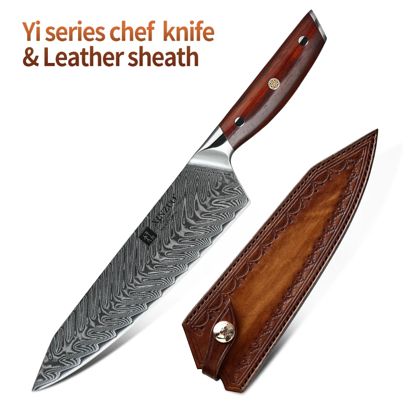 with Leather sheath