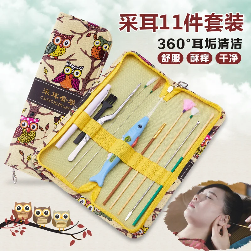 Ear Cleaner Ear Wax Removal Tool Flashlight Earpick Ear Cleaning Earwax Remover Luminous Ear Curette Light 3