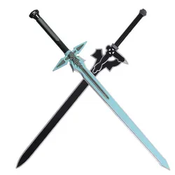 Épée de Cosplay en ligne, accessoires d'armes, Kirito, caoutchouc, élucidateur, répulsif sombre, Katana, Espada, Knfie, jouet d'arme pour adolescent 