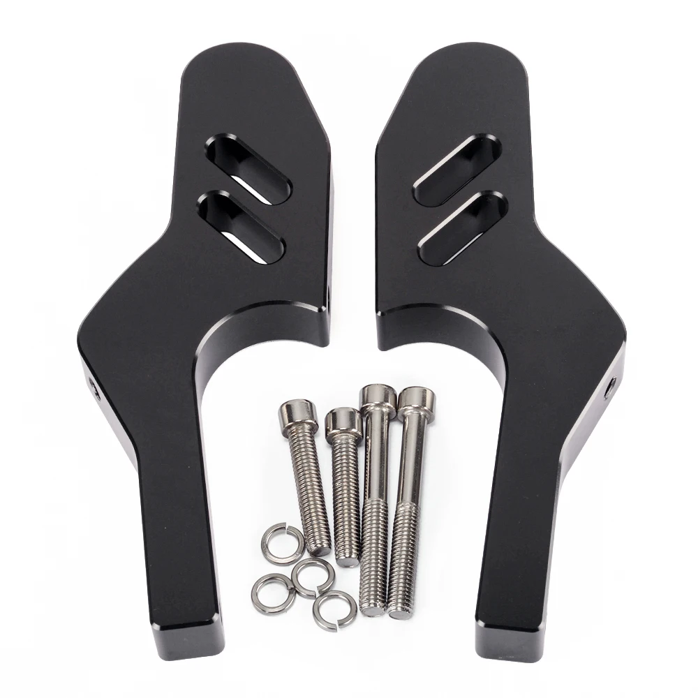 Для Vespa Пассажирские подножки расширенные подножки GT GTS GTV 60 125 200 250 300 300ie - Цвет: Black