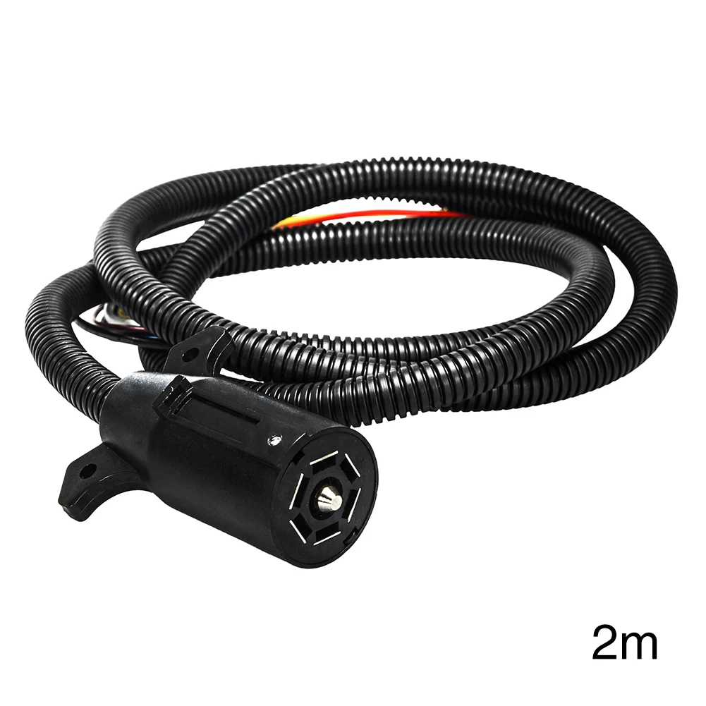 

Professional With 7 Way Light Plug Molded Wire Towing Trailer Cable Caravan Flexible Harness Electric Accessories RV Connector