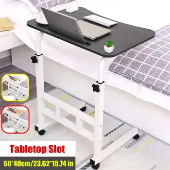 

New Computer Table 70-90CM Height Adjustable Portable Laptop Desk Rotate Laptop Bed Table Can be Lifted Standing Desk 60x40CM
