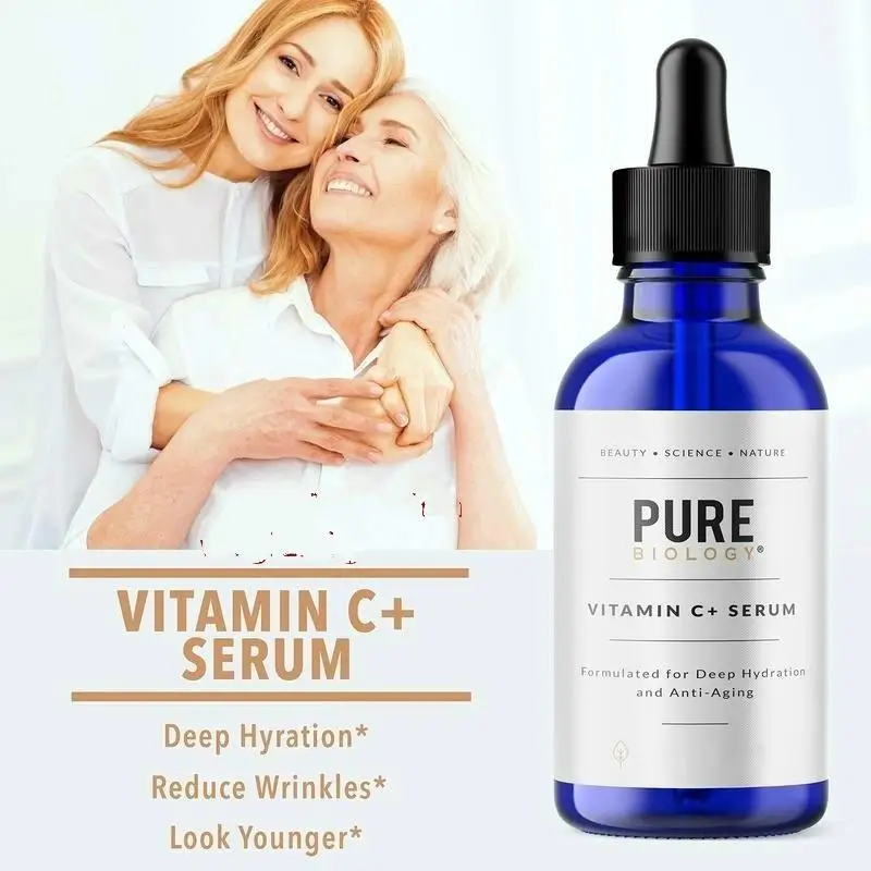 

10ml Premium Vitamin C Serum with Hyaluronic Acid, Vitamin E & Breakthrough Anti Aging Anti Wrinkle