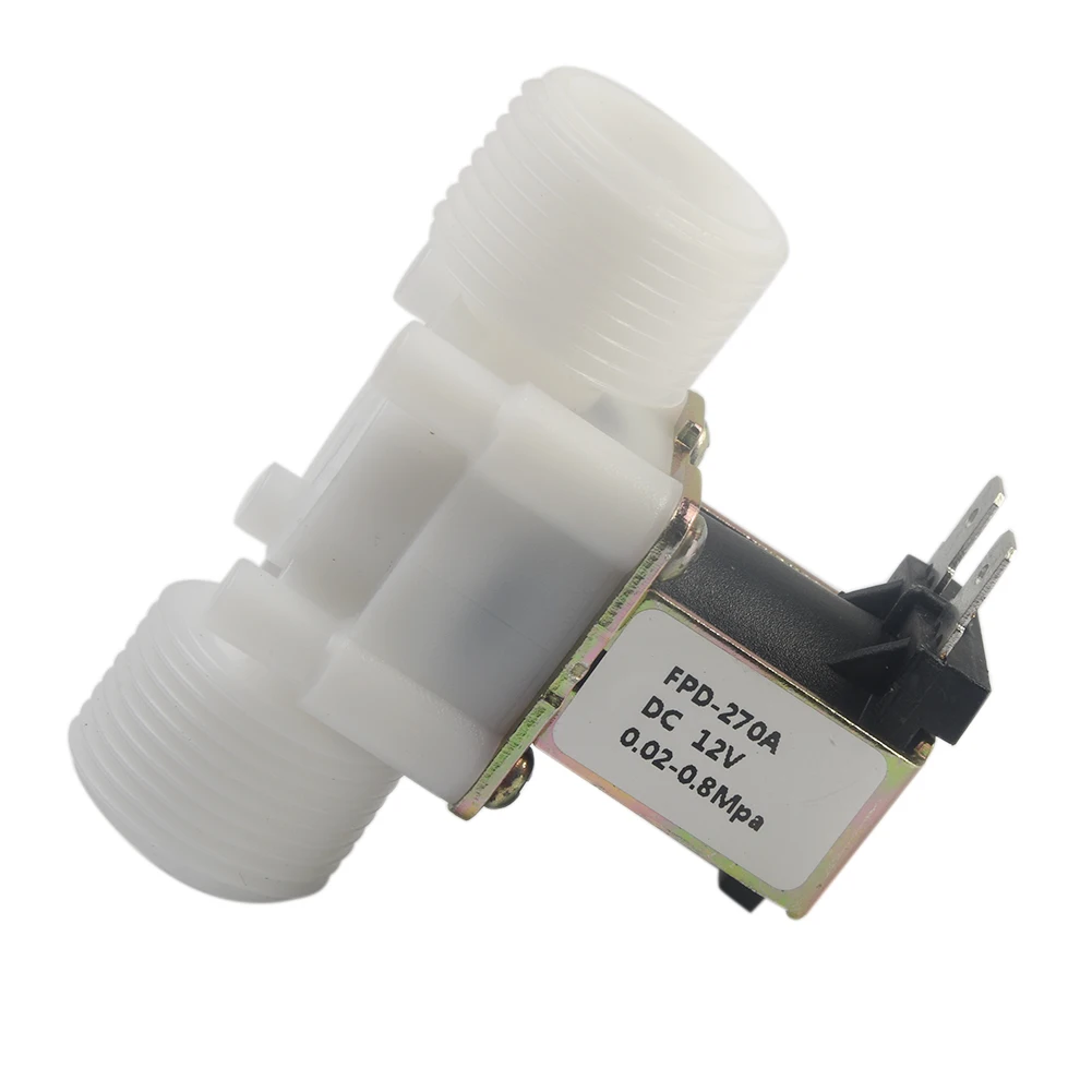 G3/4 DC12V устройство переключения воды PP нормально закрытого типа Соленоидный клапан
