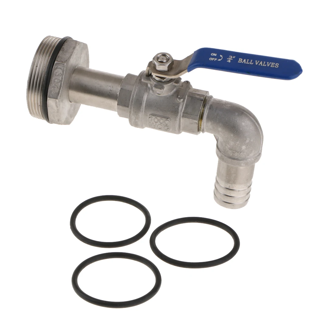 90 Degree L Type Gasoline Barrel Outlet Nozzle Fuel Handle Tap w/O-ring Seal 25.5mm