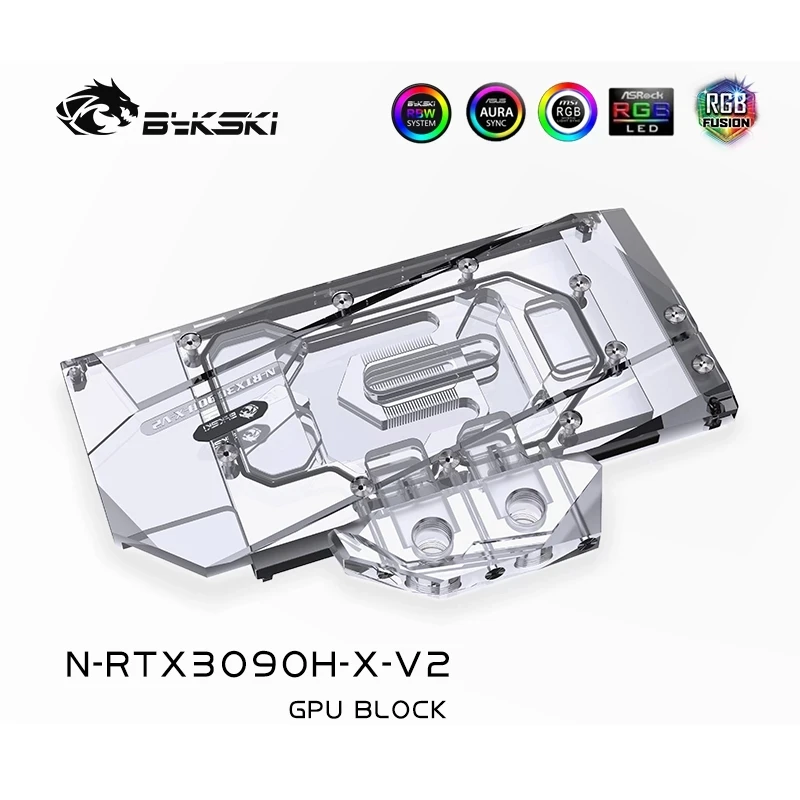 Видеокарта Bykski для водного блока ZOTAC Palit Inno3D GALAX COLORFUL Founder Edition RTX 3090 3080 GPU Водяной