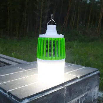 

New 2 In 1 USB Rechargeable Mosquito Killer Lamp LED Bug Zapper Insect Killer Pest Repeller Camping Light Mosquito Trap Lamp