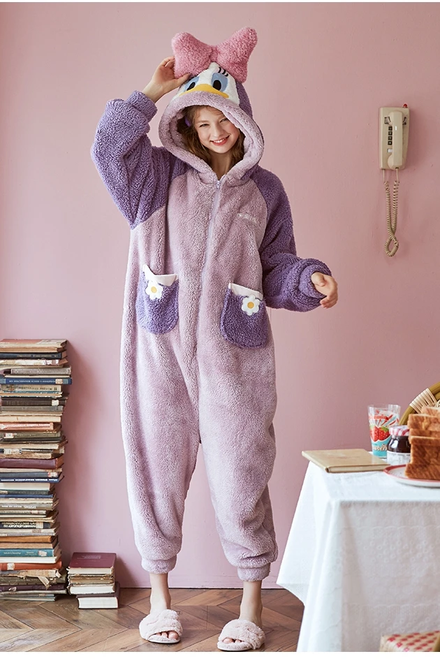 Пижама Женская Adult Onesie Warm Pajamas Animal Women's Jumpsuit