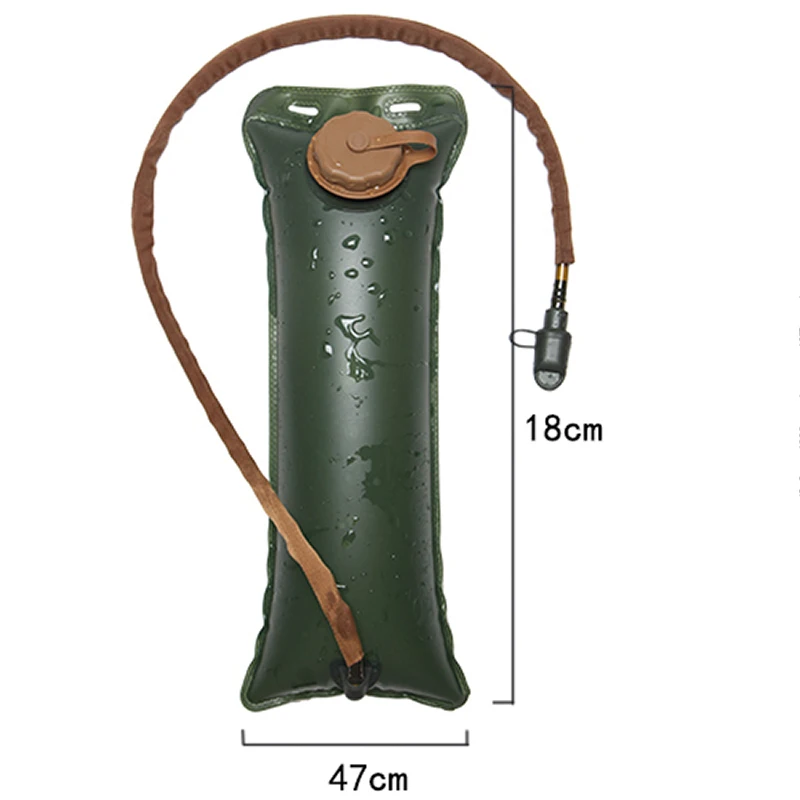 15L Тактический рюкзак для гидратации мочевого пузыря, военный рюкзак для воды для мужчин, рюкзак для прогулок на природе, рюкзак без воды - Цвет: 3Lwater  bag