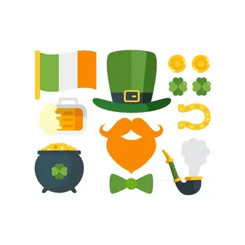 

1 Pcs Sticker Saint Patrick's Day Removable Waterproof PVC Wall Sticker Art Wallpaper Decoration for Living Room Bedroom