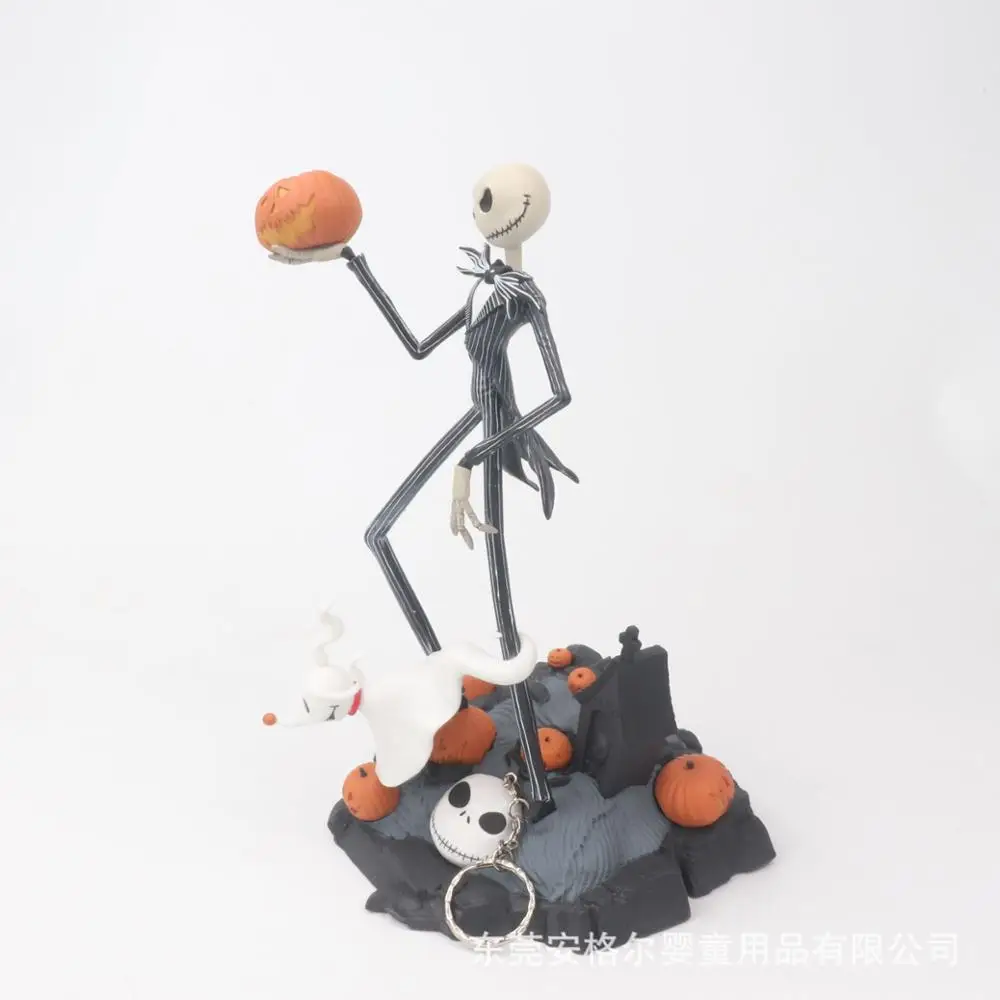 

The Nightmare Before Christmas Figure Peripheral Skull Jack Doll Decoration Key Pendant