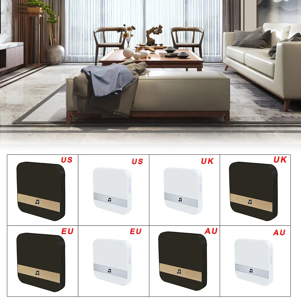 Smart Video Music Doorbell Home Security Door Bell AC90 250V Type Accessory Sale