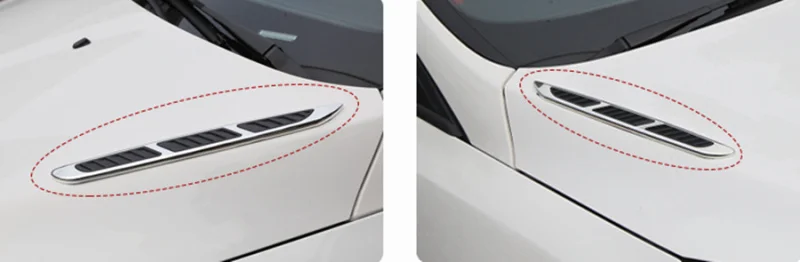 2 шт. автомобильный Стайлинг капот украшение авто аксессуары для Dodge Journey juvc зарядное устройство Дюранго Cbliber Sxt Dart