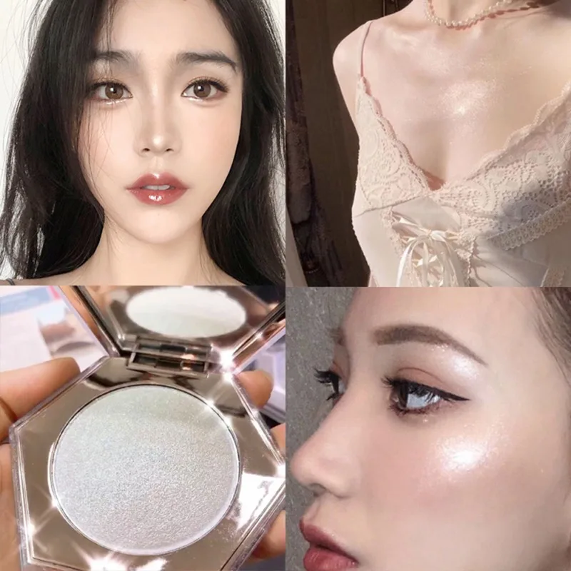 Горячая Распродажа highlighter палитра пудры макияж для лица мерцающая пудра Сияющий макияж светящийся Набор Уход за лицом контур ремонт Красота Косметика