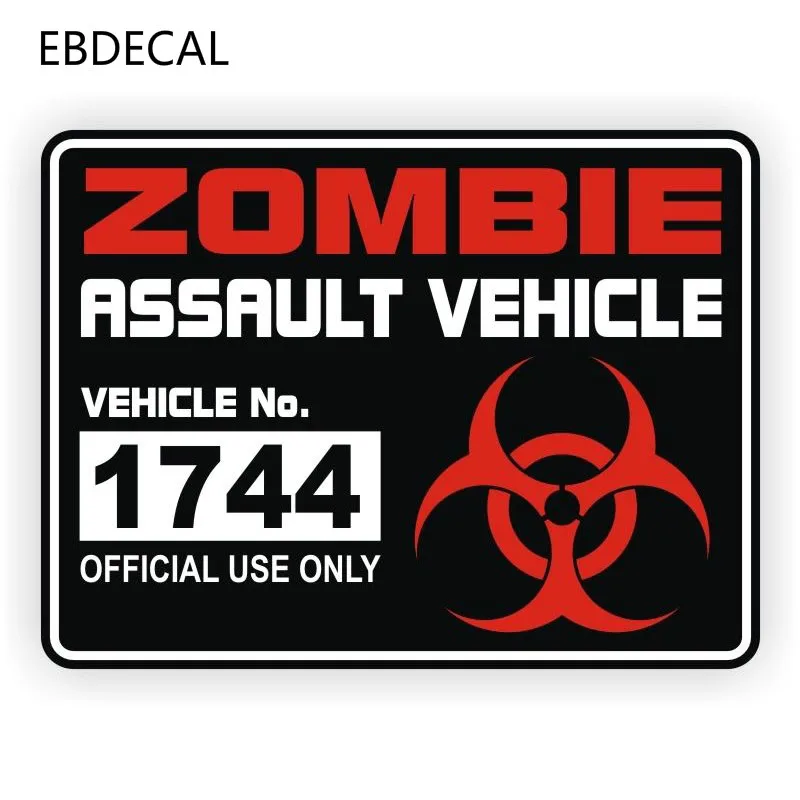 EBdecal ZOMBIE Assault Vehicle For Auto Car/Bumper/Window/Wall Decal Sticker Decals DIY Decor CT10562 | Автомобили и мотоциклы