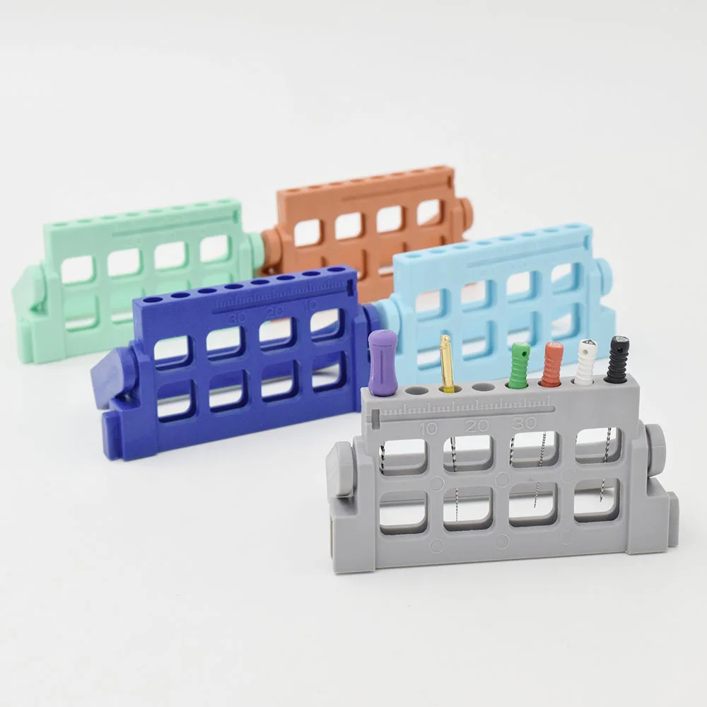 5PCS Dental plastic stand Root Canal File Holder Plastic Endo File