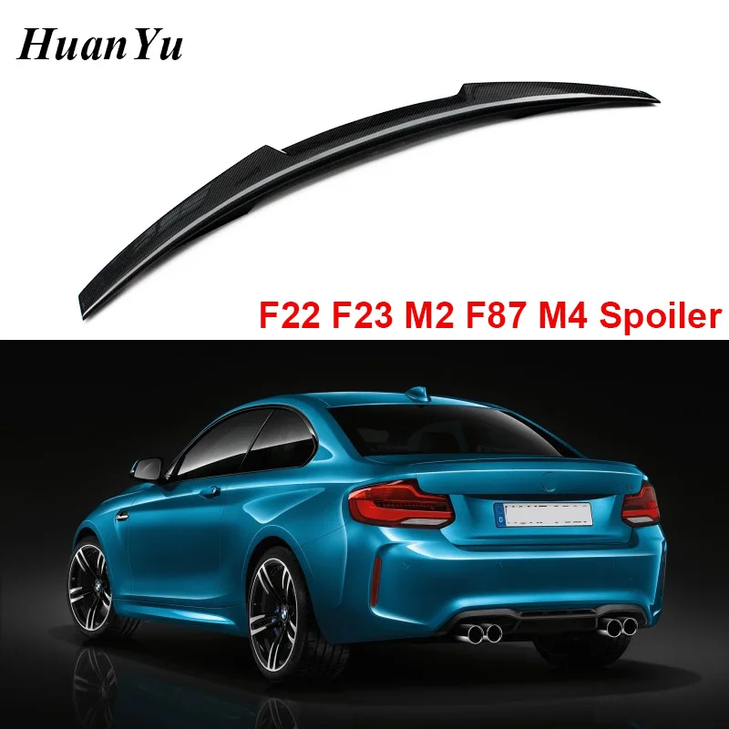 Задний спойлер багажника M2 F87 F22 F23 из углеродного волокна для BMW 2 серии Ducktail Lip Boot