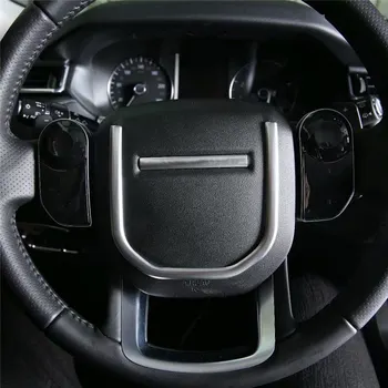 

WELKINRY car auto cover For Land Rover Range Rover Velar L560 2017 2018 2019 2020 ABS chrome steering wheel U shape trim