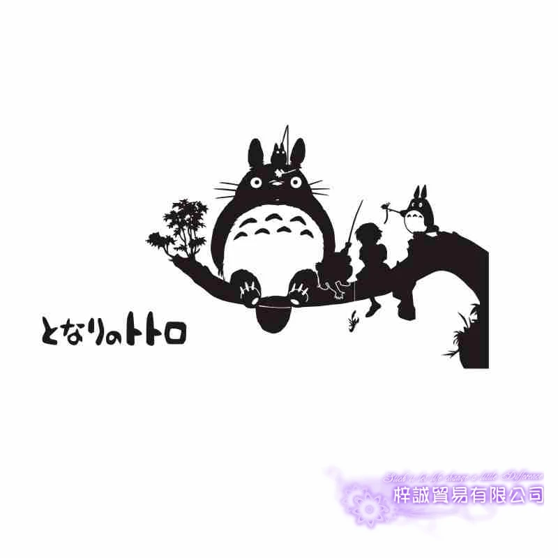 Pegatina Totoro Sticker Anime Cartoon Car Decal Sticker Vinyl Wall Stickers Decor Home Decoration