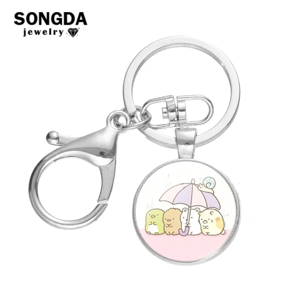 SONGDA новый милый брелок Sumikko guurashi с мультяшными животными художественное фото