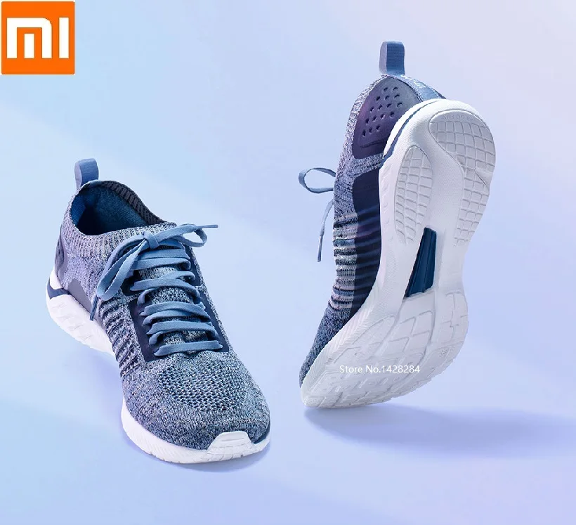 Xiaomi youpin 90 men Hollow Breathable running shoes light high elastic soft Non-slip sneakers outd