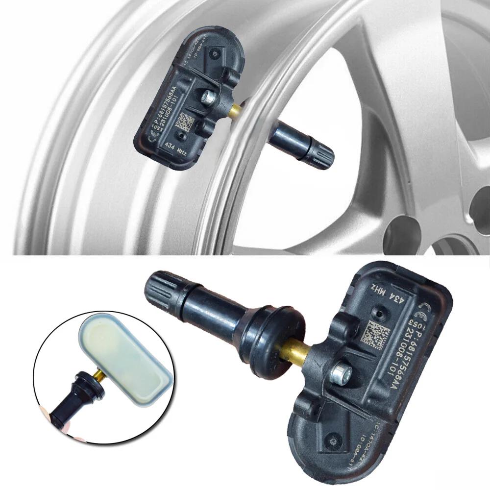 1 шт., система контроля давления в шинах, датчик TPMS, датчик давления в шинах 68157568AA 434 МГц для Ram 1500 2500 3500 Jeep 68249197AA