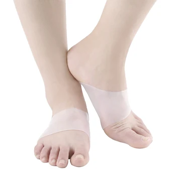 

3Pair Flatfeet Arch Support Orthopedic Insoles Foot Care Pedicure Reusable Non Slip Silicone Gel Insoles Cushion Pads Tool