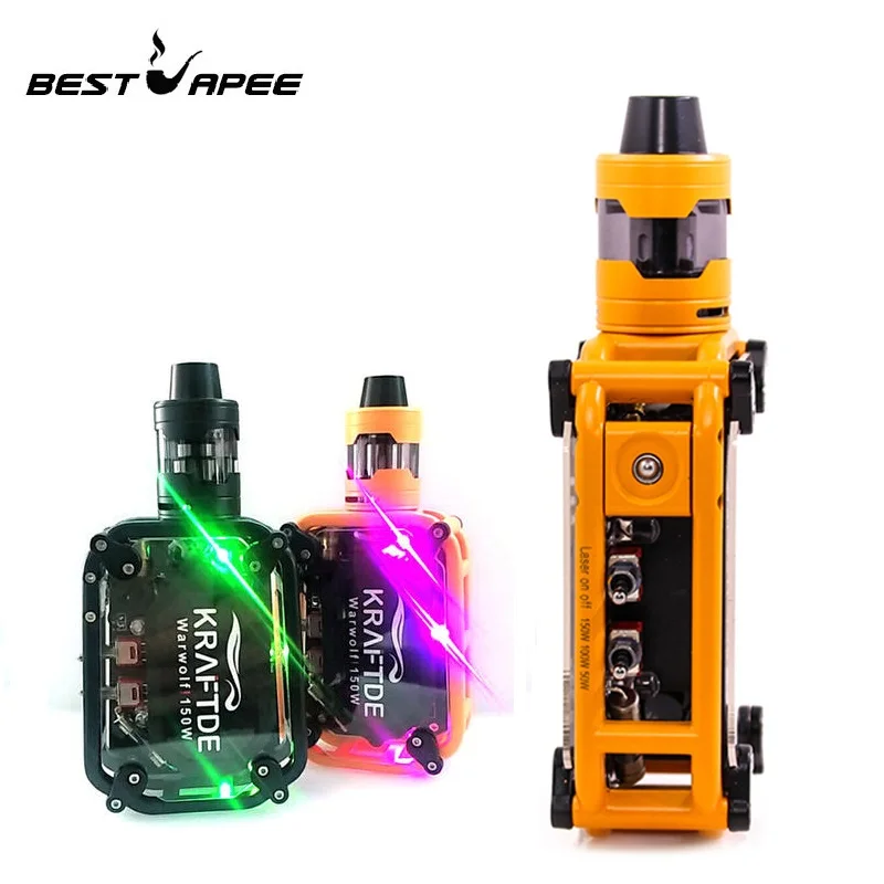 В наличии! Бокс мод MLISC WARWOLF 150 Вт электронная сигарета вейп аккумулятор 3500 мАч