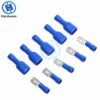 100PCS Blue 16-14 AWG Insulated Spade Crimp Wire Cable Connector Terminal Male Female Kit ► Photo 1/6