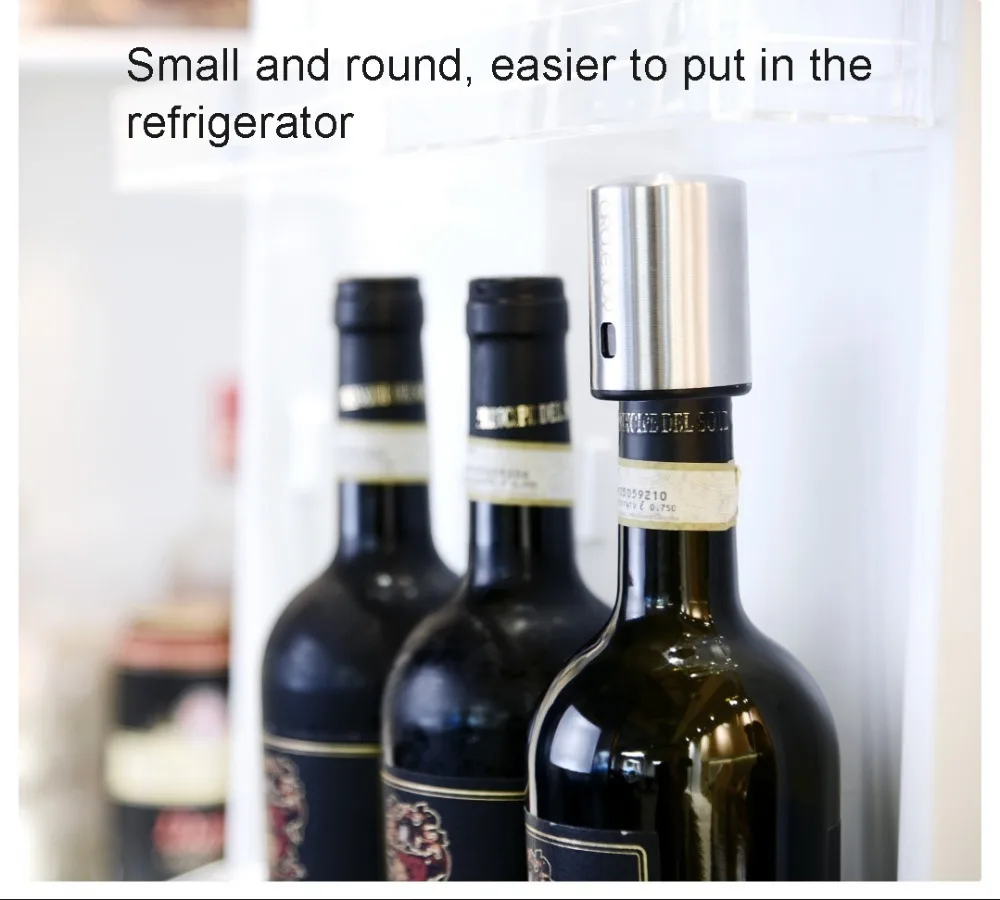GJ 4в1 круг Joy автоматический открывалка для бутылок красного вина круглая пробка для вина из нержавеющей стали Электрический штопор подарок открывалка для вина
