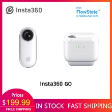 Insta360 GO 1080P Экшн-камера AI автоматическое изменение hands-free самый маленький стабилизированный цветочный режим Timelapse Hyperlapse YouTube Vlog one x