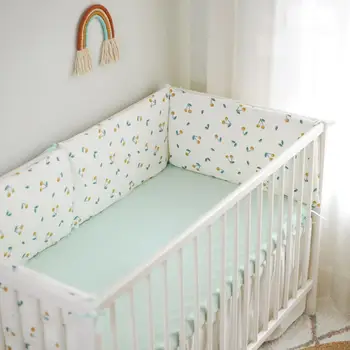 

Newest Breathable Baby Crib Bumpers Newborn Crib Guardrail Accessory For Toddlers Infants