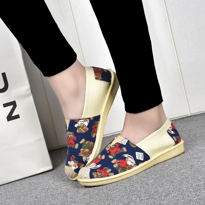 

Spring New Style Old Beijing Female Cloth Shoes Grassland Princess Lightweight Wearable Canvas Shoes Breathable Soft Thomas Shoe