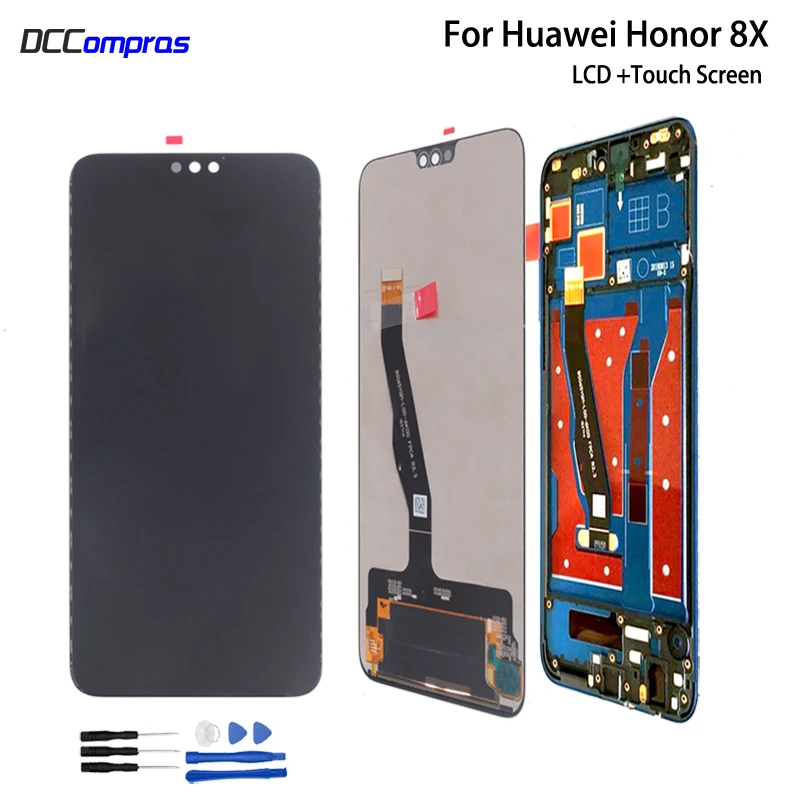 

For Huawei Honor 8X LCD Display JSN-L21 JSN-AL00 JSN-L22 Touch Screen Digitizer For Huawei Honor 8X Screen LCD Display WithFrame