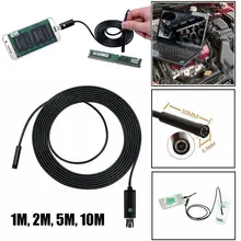 Портативный эндоскоп инструмент для чистки ушей бороскоп практичный металлический пластик 2 в 1 5,5 мм осмотр мобильных телефонов Компьютеры эндоскоп фотографии