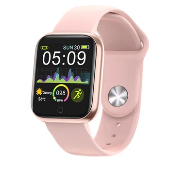 

QW21 Smart Watch Women Man Clock Fitness Tracker Band Heart Rate Blood Pressure Monitoring IP67 Waterproof Sport Watches PK B57