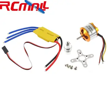 

A2212 1000KV Brushless Outrunner Motor with 30A Brushless ESC Set Speed Controllers for DJI F450 550 RC Quadcopter RCmall DR0461