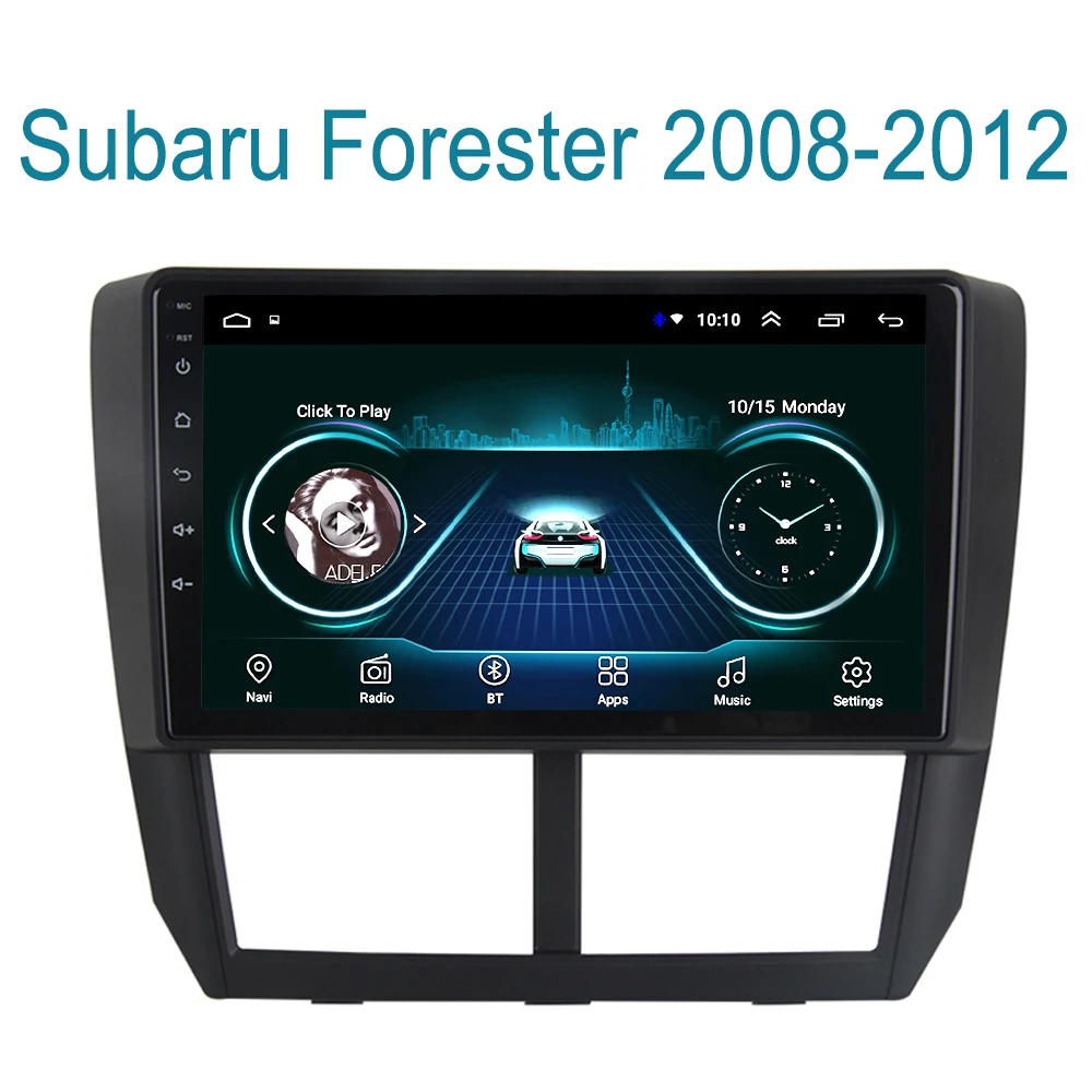 Автомобильное радио для Subaru Forester 2008-2012 мультимедийная система GPS навигация 1din