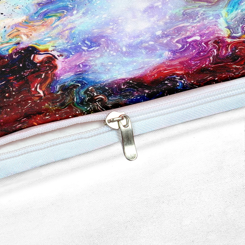 3 шт. Galaxy пододеяльник набор красочное космическое пространство и постельное белье со звездами Дети Мальчики покрывало для девочек королева красочные прямые поставки