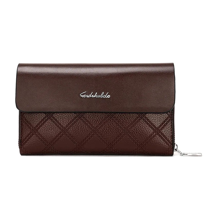 

Fee Dika Polo MEN'S Handbag Casual Clutch Cowhide Large-Volume Wallet Soft Surface Clutch Bag