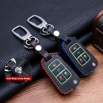 

Leather Car key cases cover for Buick for Chevrolet Cruze OPEL VAUXHALL Insignia MOKKA flip key sets keychain