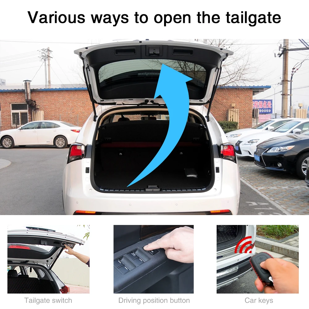 Electric tailgate for LEXUS RX refitted sport tail box intelligent electric tail gate door power operated trunk opening Electric tailgate for LEXUS RX refitted sport tail box intelligent electric tail gate door power operated trunk opening